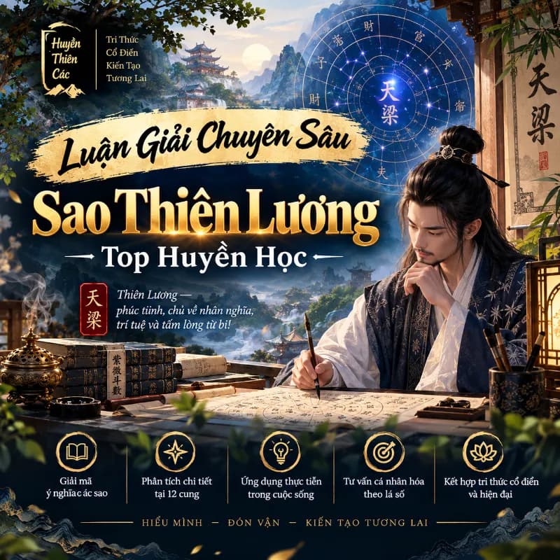 Hình minh họa cho Sao Thiên Lương